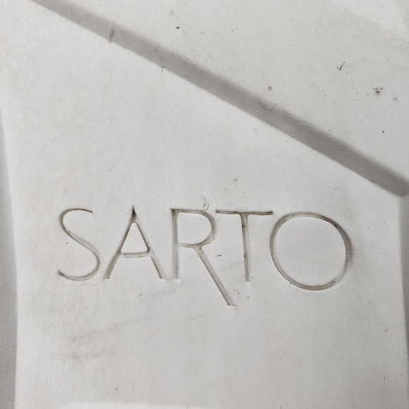 Franco Sarto | Quinn Black Leather Fabric Low Top Lace Up Sneakers Women's 7.5 - Picture 12 of 13